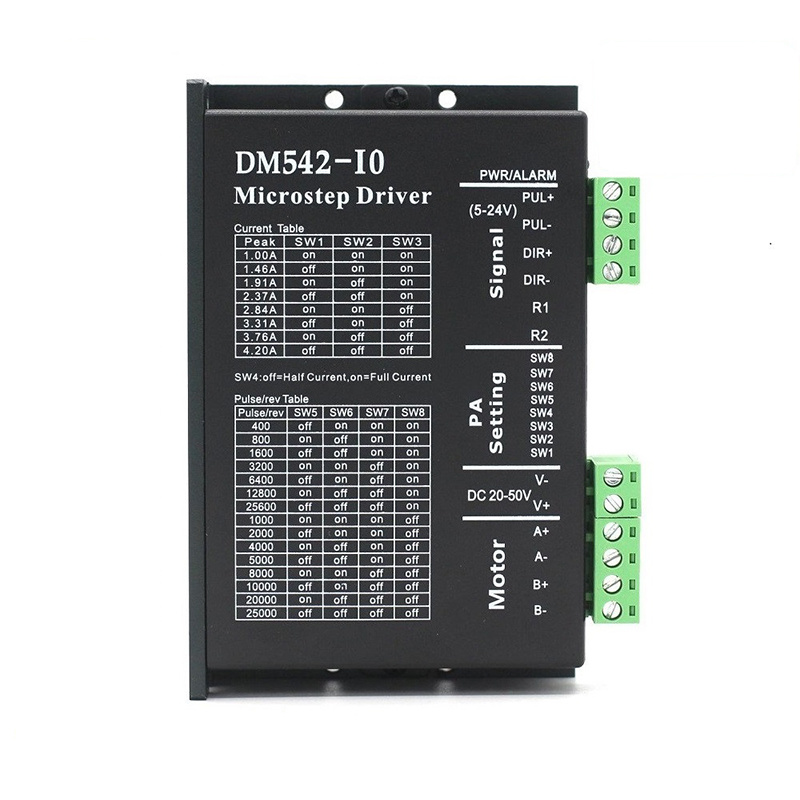 io控制步进驱动器dm542